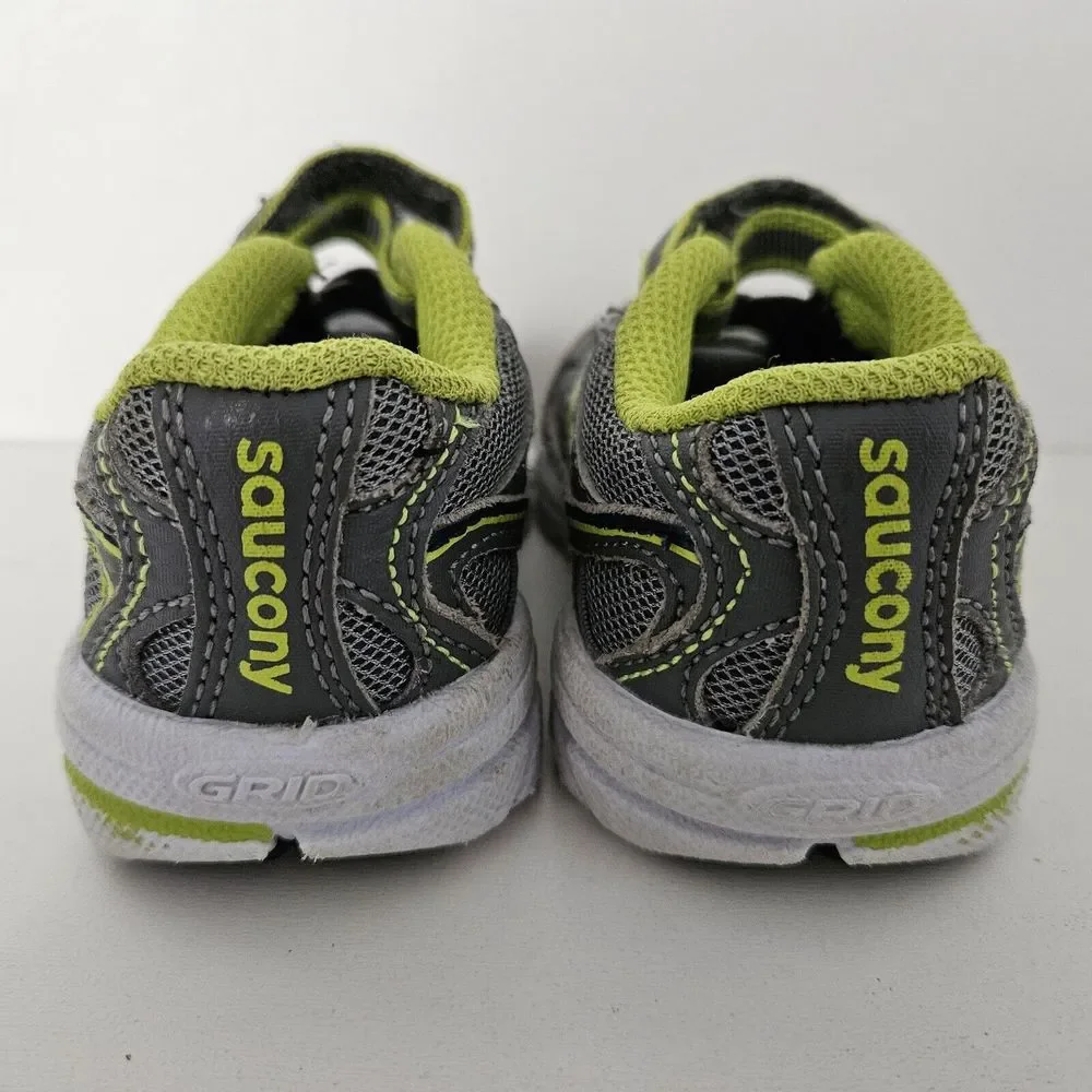 Saucony Size 4M Boys Gray Baby Ride Sneaker Shoes ST53741‎